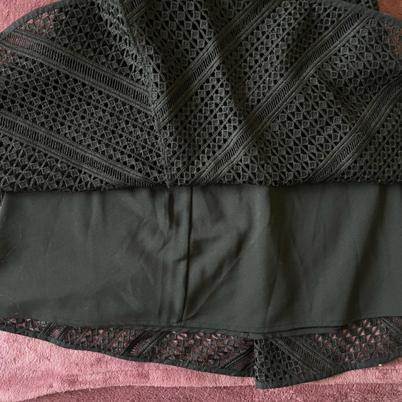 Armani Exchange Crochet Lace Skater skirt - black - Picture 7 of 9
